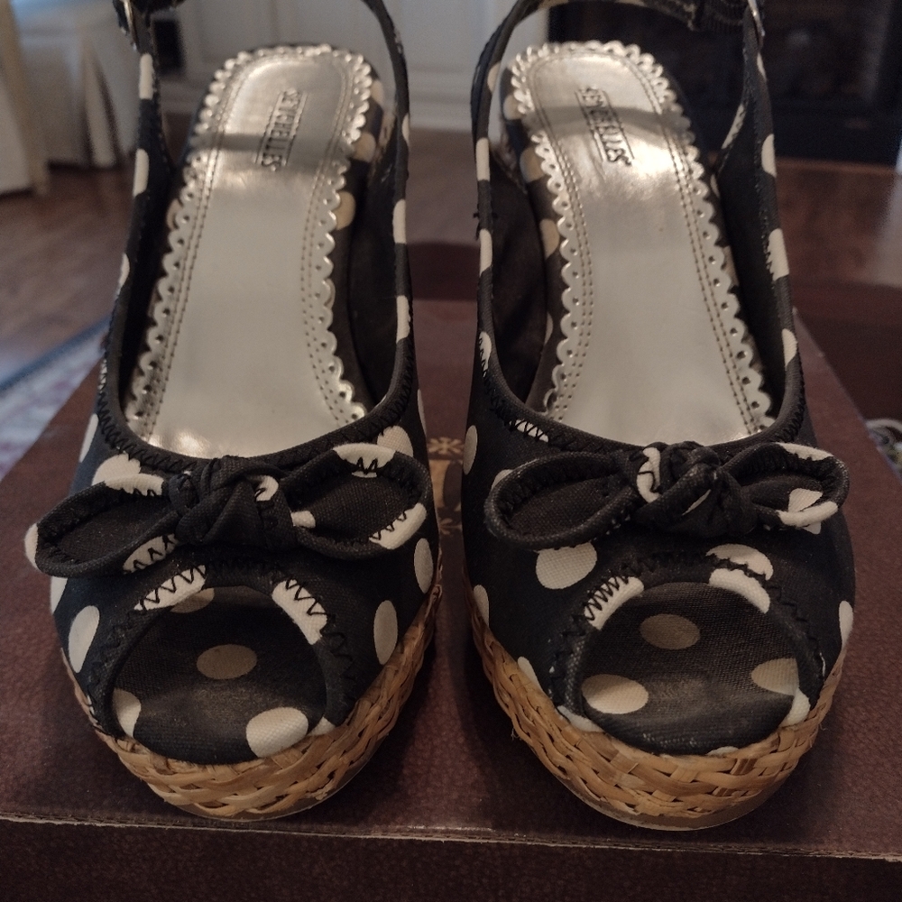 Seychelles open toe 4" wedges